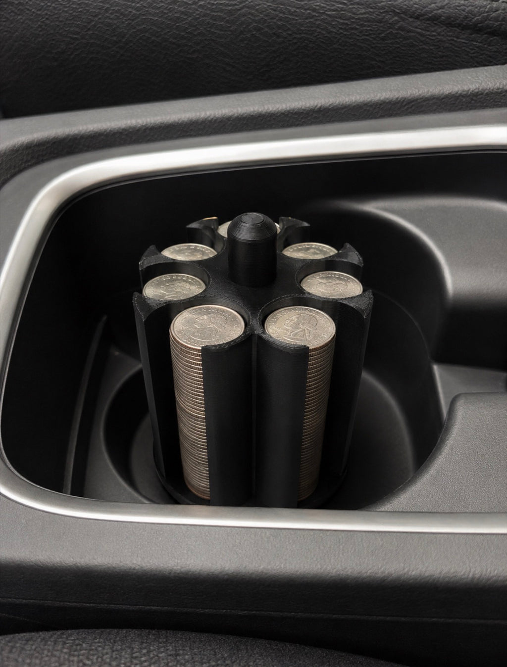 Car Cup Holder Coin Organizer
